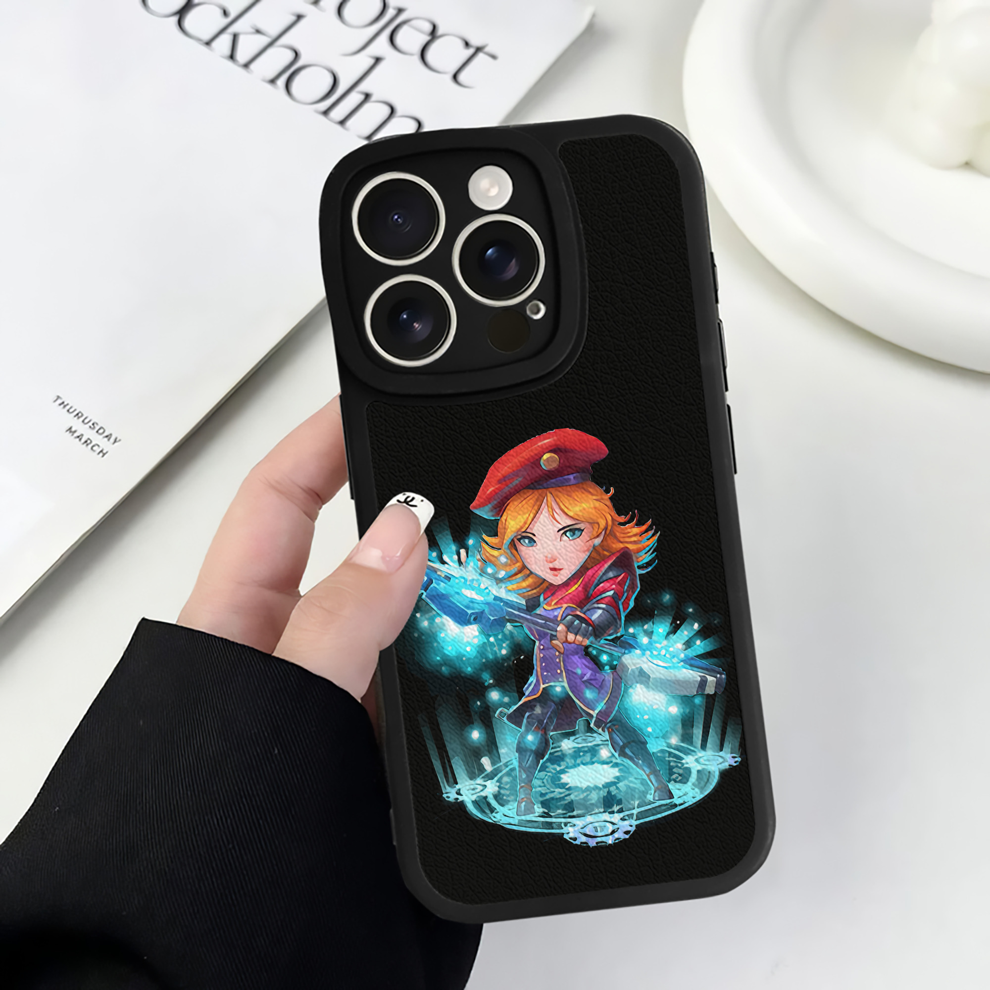 リーグ・オブ・レジェンド League of Legends LOL 【iPhone 16シリーズ対応】シリコンスマホケース（レザー調） 材質：シリコン